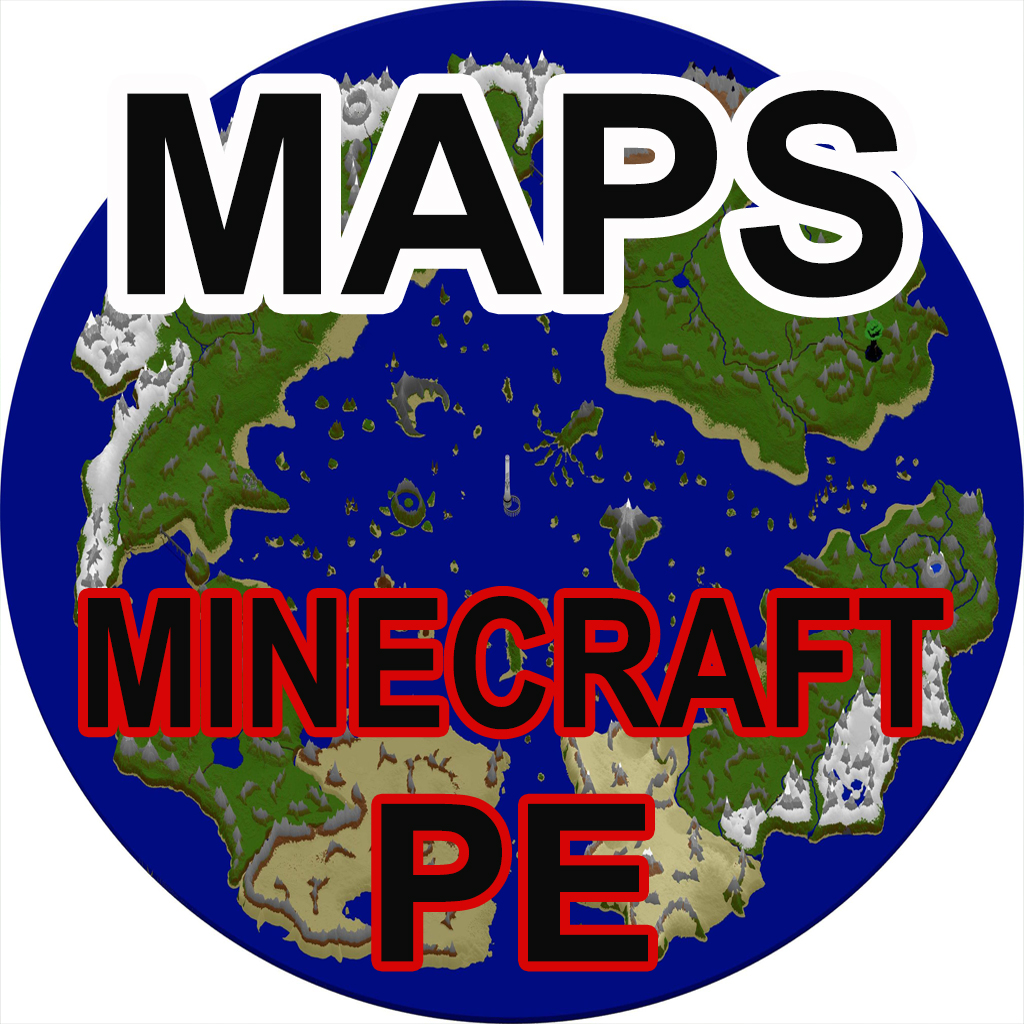 Pocket Maps for Minecraft PE Game App Icon