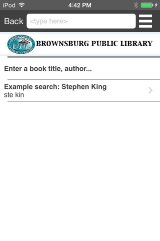 Brownsburg Library App screenshot 2