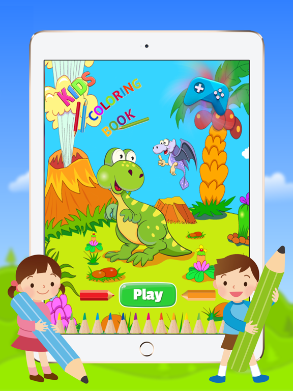 Screenshot #4 pour Dinosaur Coloring Book for Kids et Préscolaire Toddler