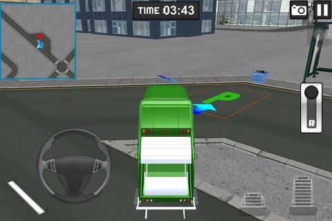 Garbage Truck Driver parking 3d Simulator- real city hero clean city screenshot 3