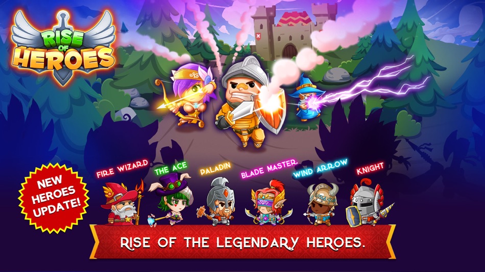 #1. Rise of Heroes (iOS) Podle: Topebox