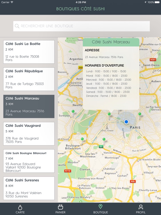 Côté Sushi France version iPad screenshot-3