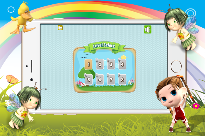 Fruits memo preschooler education game for kids