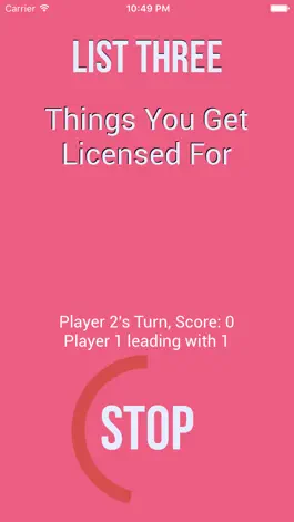 Game screenshot List Three - The Five Second Naming Game hack