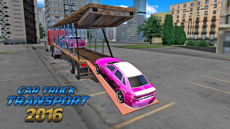 Car Transporter Truck Trailer Parking simulator