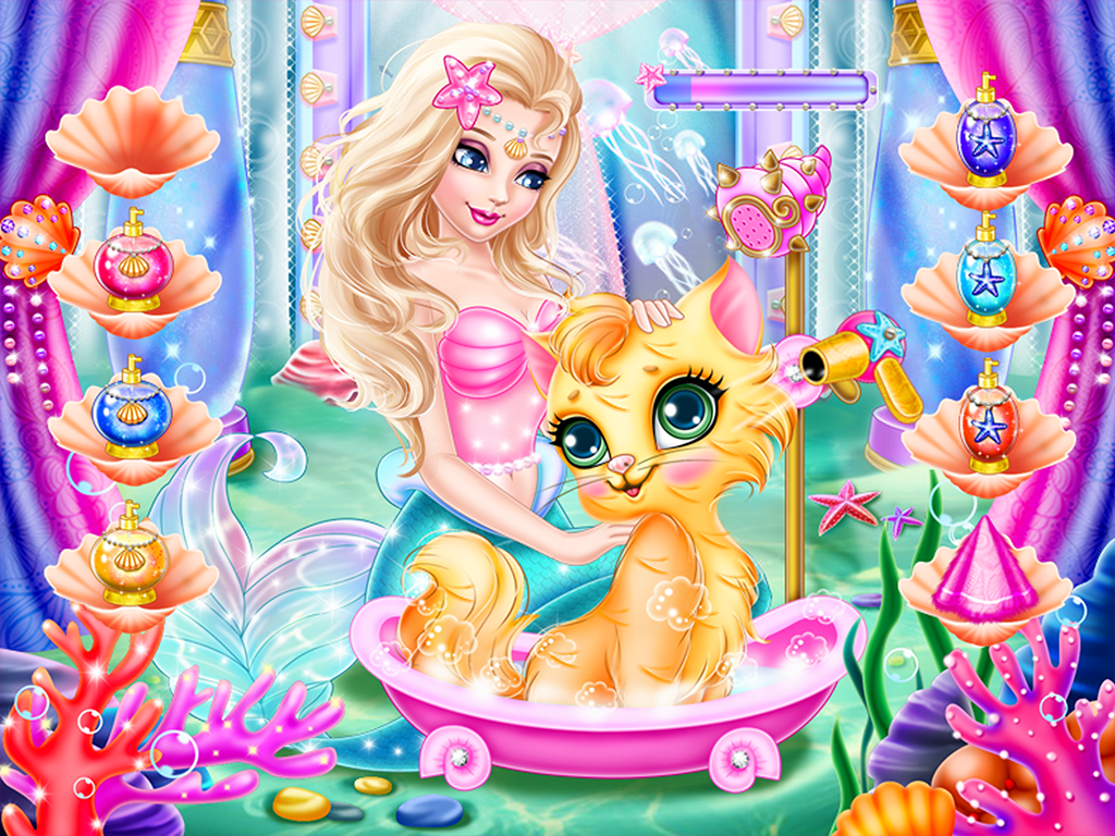 Mermaid Nurse Pet Cat
