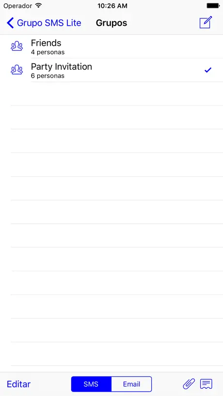 Grupo SMS Lite