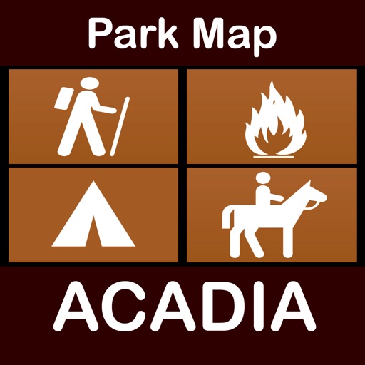 Acadia National Park : GPS Hiking Offline Map Navigator icon