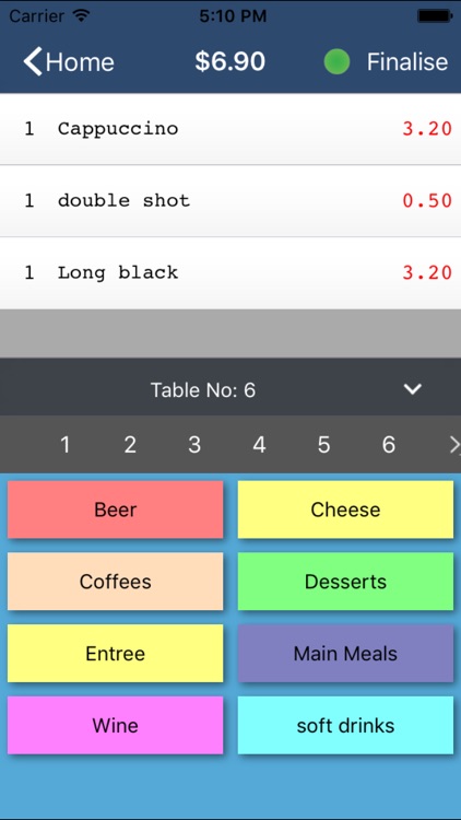 Idealpos - Handheld Ordering - iPhone version