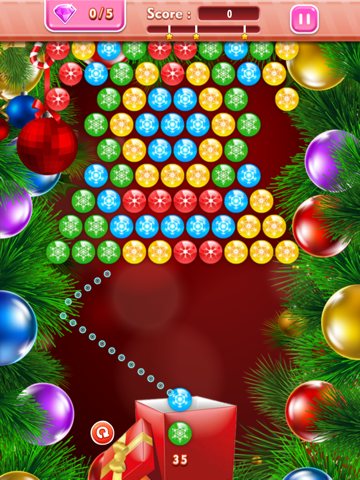 Screenshot #4 pour Boules de Noël - Free puzzle bubble jeu de tir jeu de Saga pour les filles et les garçons