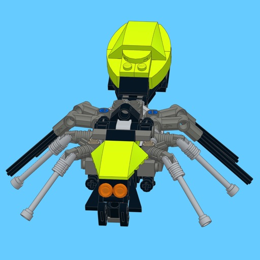 Spider for LEGO Creator 31018 x 2 Sets - Building Instructions iOS App