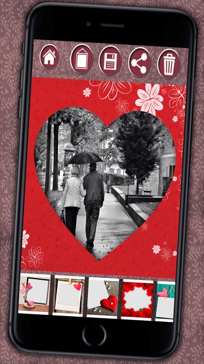 Love photo frames Photomontage love frames to edit your romantic images – Premium