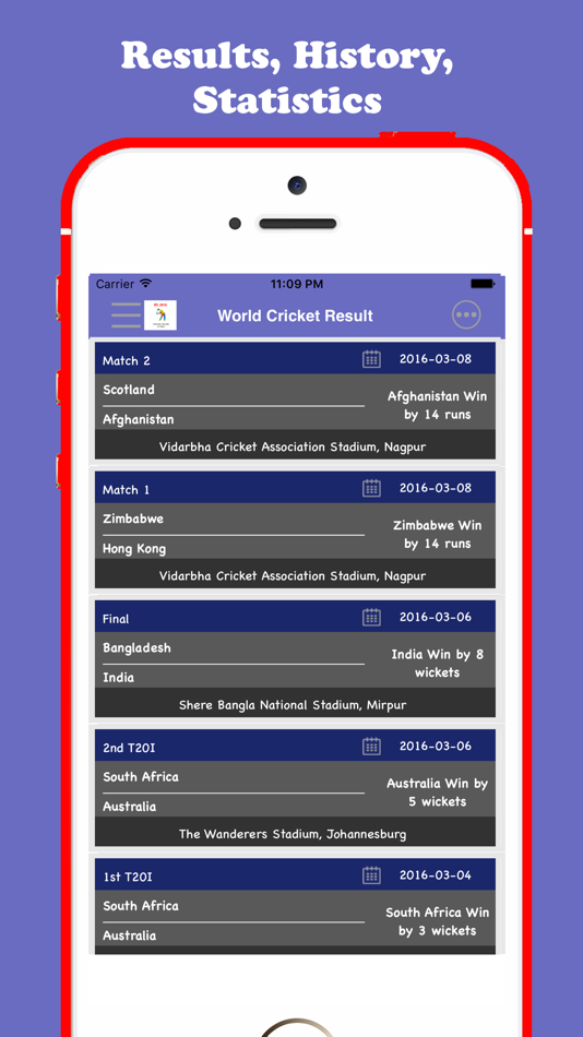 #4. World Cup T20 Schedule Edition - CWC (iOS) Podle: Sudhirbhai Ubhada