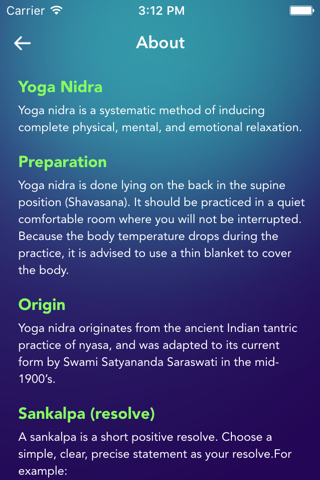 Yoga Nidra Lite - Guided Relaxation Meditation Practice for simple, effective stress reduction screenshot 3