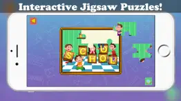 4 in 1 kids games fun learning - coloring book, jigsaw puzzles, memory matching, and connect dots iphone screenshot 2
