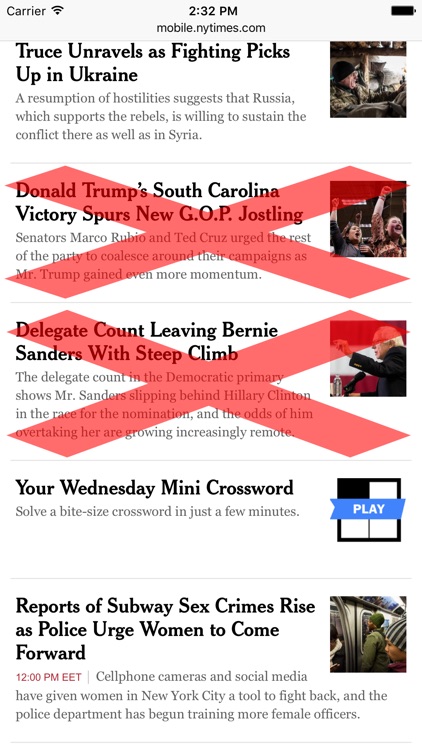 Politics Filter