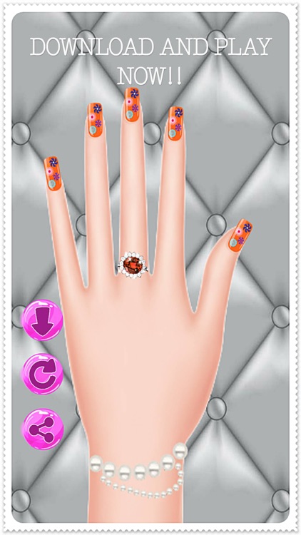 Nail Salon Spa - dress up and makeover games play free tattoo & makeup girls screenshot-4