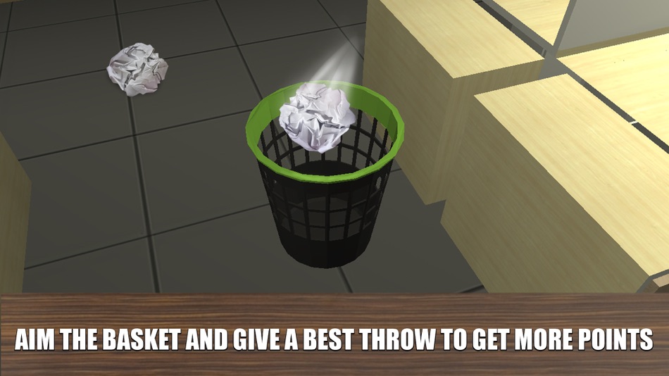 #4. Paper Throw 3D (iOS) 由: Tayga Games OOO