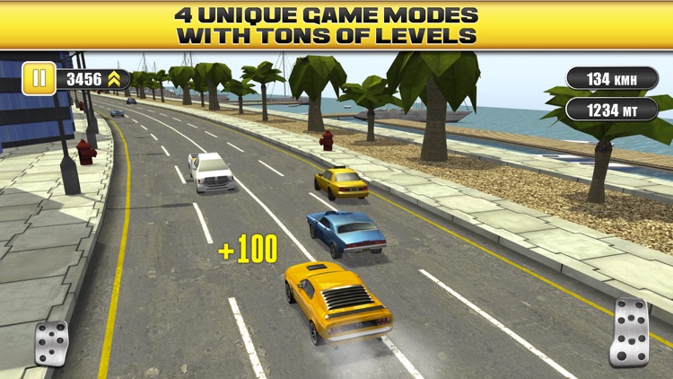 Traffic Racing a Real Endless Road Car Racer Hero screenshot-4