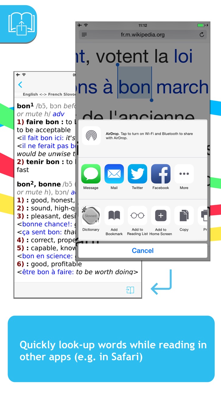 Slovoed dictionaries Modded screenshot 4 - iOS app interface