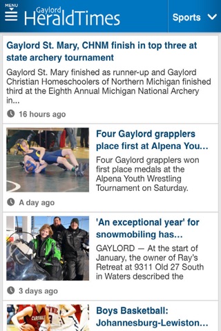 Gaylord Herald Times screenshot 2