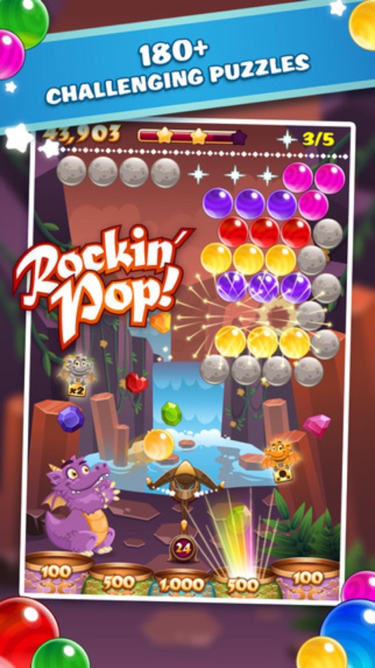 #3. Bubble Pop Joy - match 3 rescue pet game mania (iOS) 由: Global Mobile Game Limited