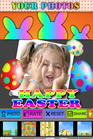 Happy Easter Frames and Stickers screenshot 4