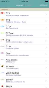 TV PROGRAM - Česká televize screenshot