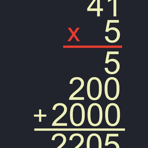 Partial Products Multiplication Icon