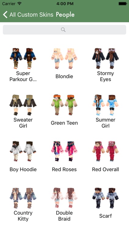 Custom Skins for Minecraft PE - Best Skins HD for Pocket Edition