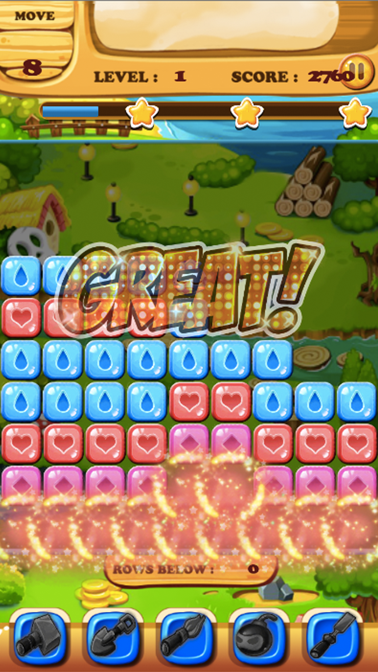 Bubble Viber Fruit Adventure - The Color Block Matching Puzzle