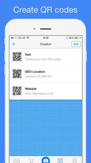 Скриншот QR Reader For IPhone (Premium) на iPhone 5