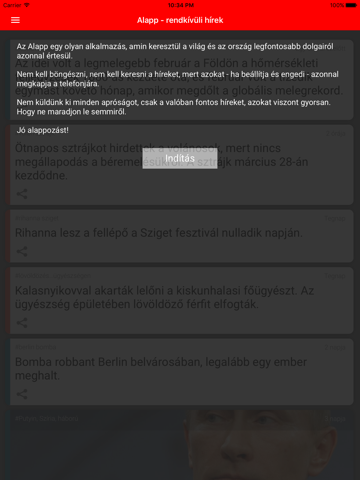Screenshot #5 pour Alapp - rendkívüli hírek