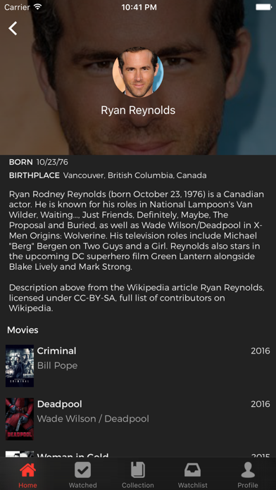 App screenshot