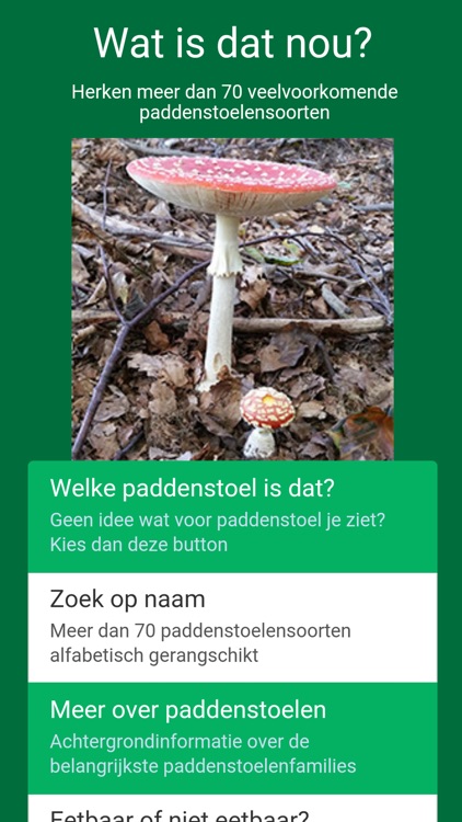 Paddenstoelen herkennen