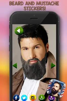 Game screenshot Barber Shop Make-over – Cool Beard and Mustache Stickers in the Best Hair Style Salon for Men hack