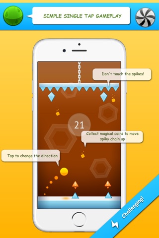 Spiky Fall - Endless bouncing game screenshot 2