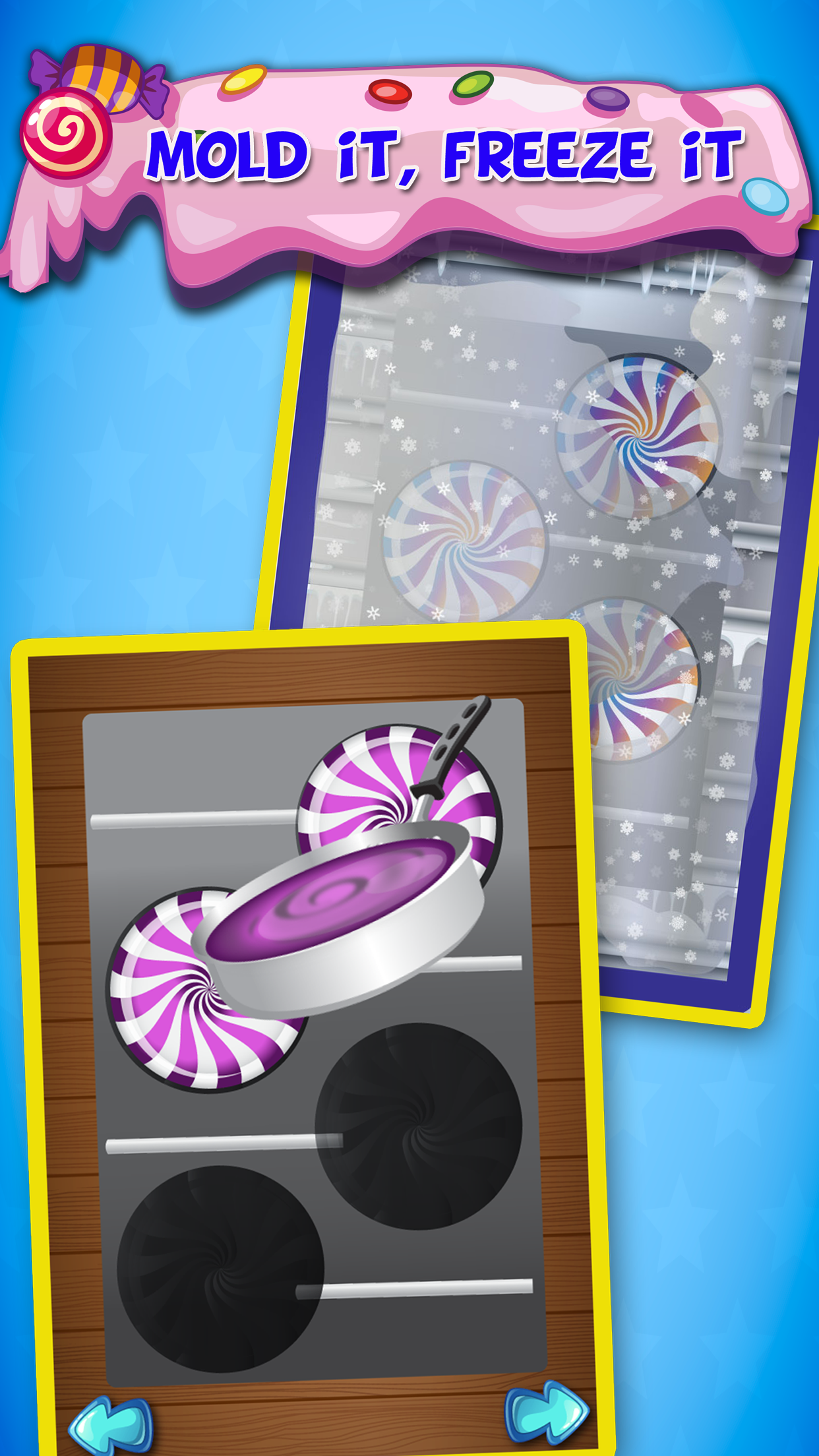 Candy Maker-free hot sweet food fun Cooking game for kids,girls & teens & family screenshot 3