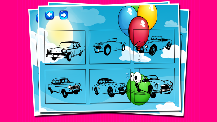 Coloring book Car for kids