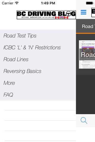 BC Driving Blog screenshot 3