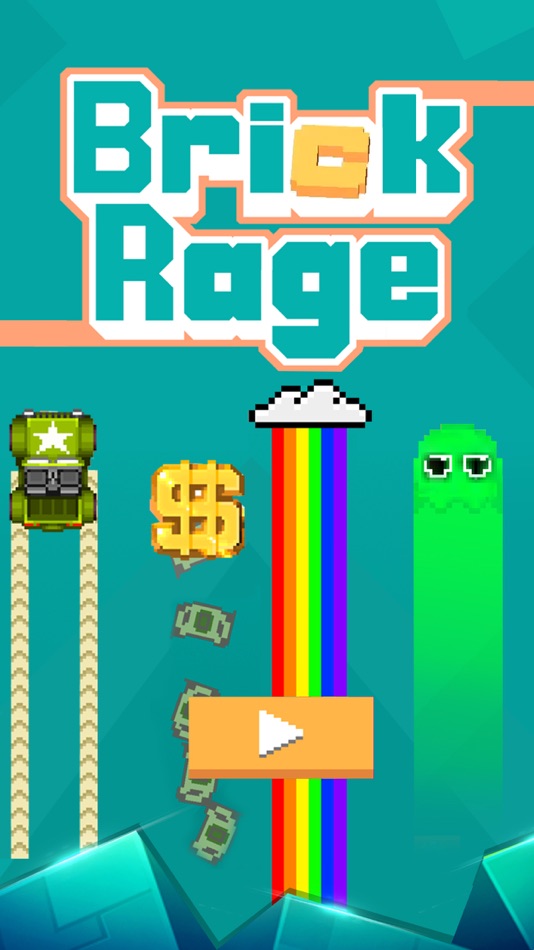 #1. Brick Rage - Not for the Weak Heart (iOS) Bởi: ChillyRoom