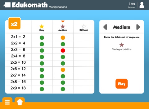 EdukoMath : tables de multiplication FREE screenshot 4