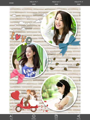 Romatic Photo Frames iPad screenshot