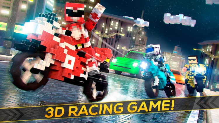 Blocky Superbikes Race Game | Free Cube City Moto Racing