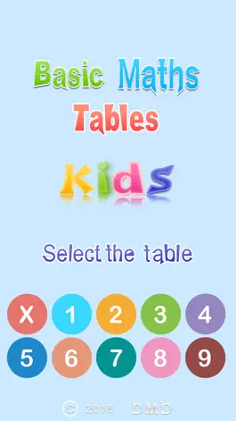 Game screenshot A Basic Maths Multiplication Tables for Kids - Train Your Brain mod apk