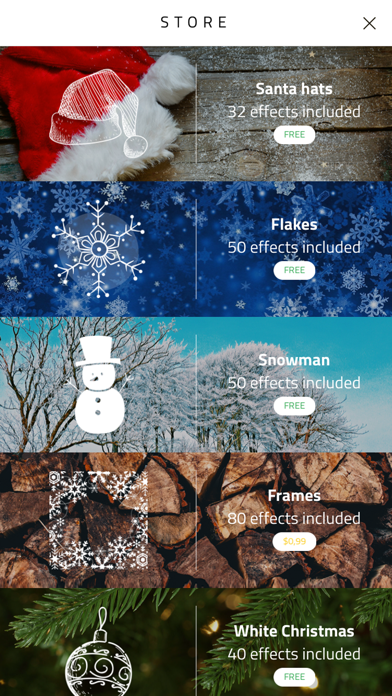 Xmas Cam - Christmas Stickers and Photo Frames Screenshot