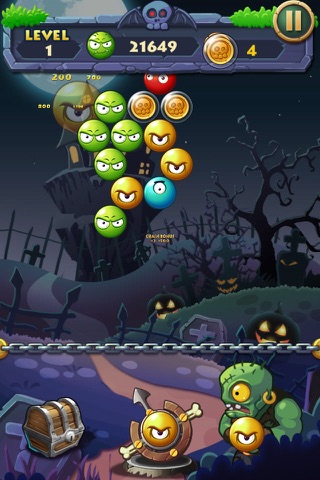 ZomBile Bubble Shooter Match 3 Complete - Deluxe Free screenshot 2