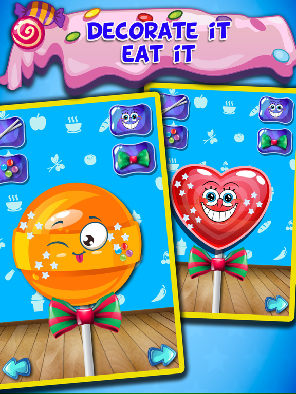 Candy Maker-free hot sweet food fun Cooking game for kids,girls & teens & family iPad screenshot