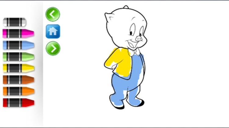 PAINT COLORING BOOK FOR KIDS PORKY PIG CARTOON VERSION