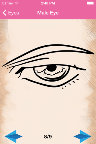 Artist Pink - How to draw Eyes screenshot 4